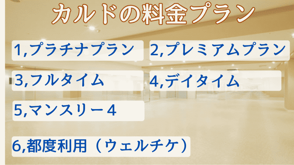 カルド　料金プラン