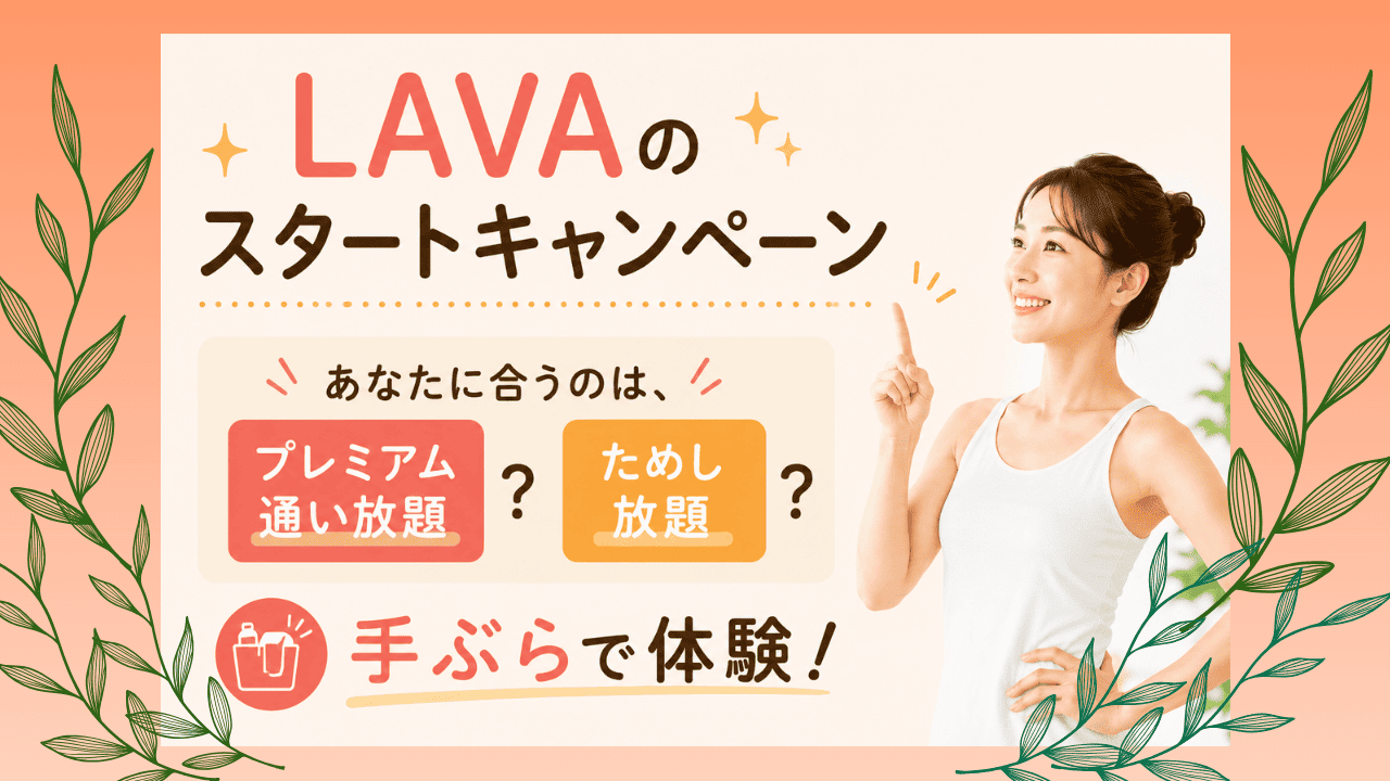 LAVA　スタートキャンペーン　プラン選び