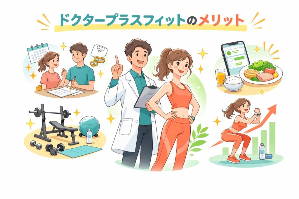 大阪パーソナルトレーニングジムドクタープラスフィットのメリット