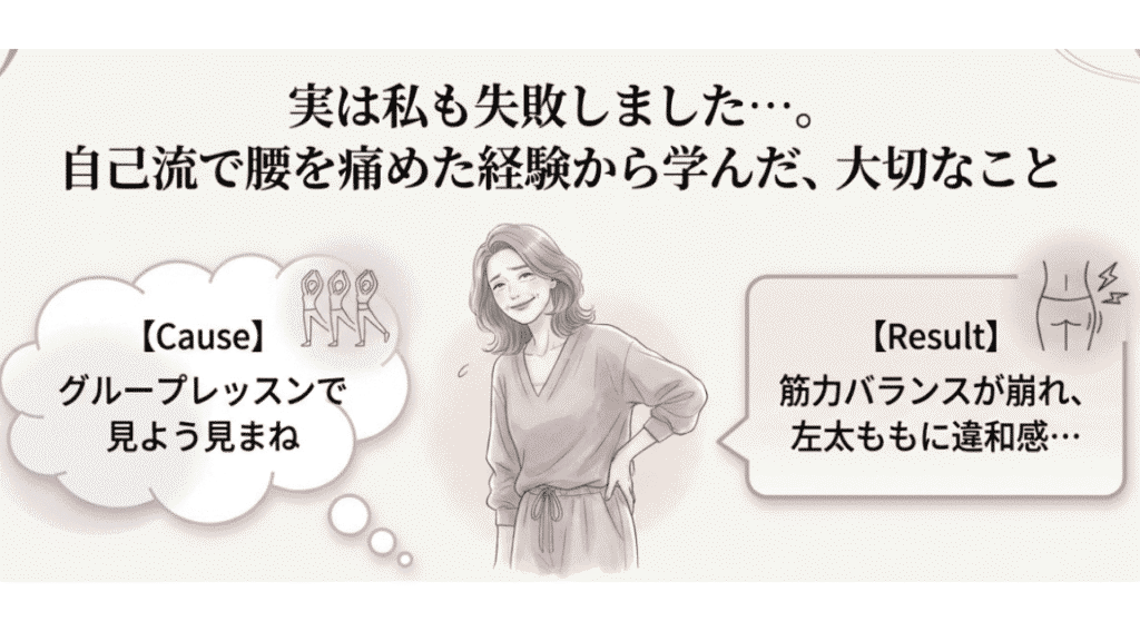 マシンピラティス　私の失敗談