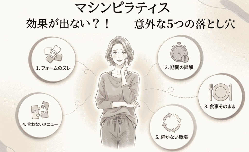 マシンピラティス　効果ない
