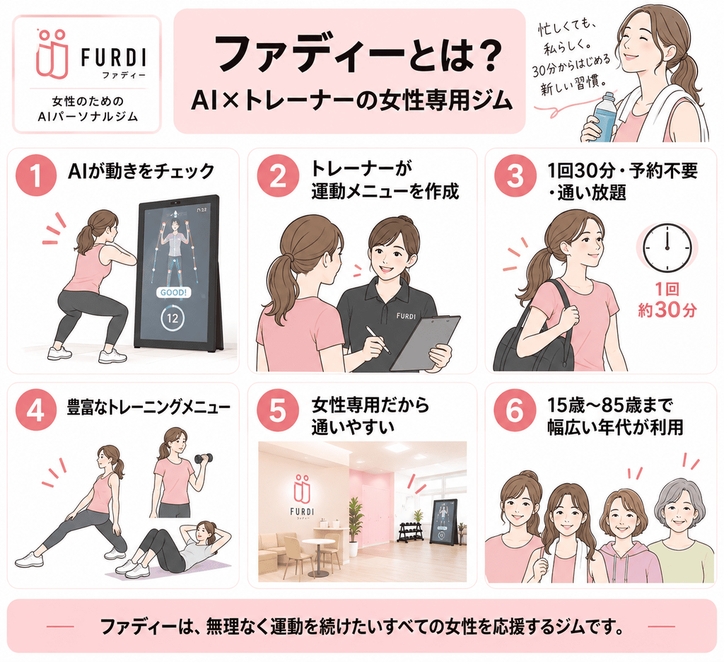 ファディ―　AI×トレーナーの女性専用ジム