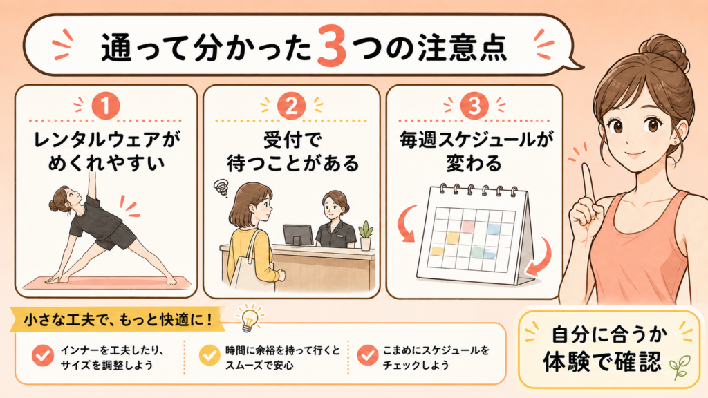 カルド蒲生四丁目店に通って分かった3つの注意点
