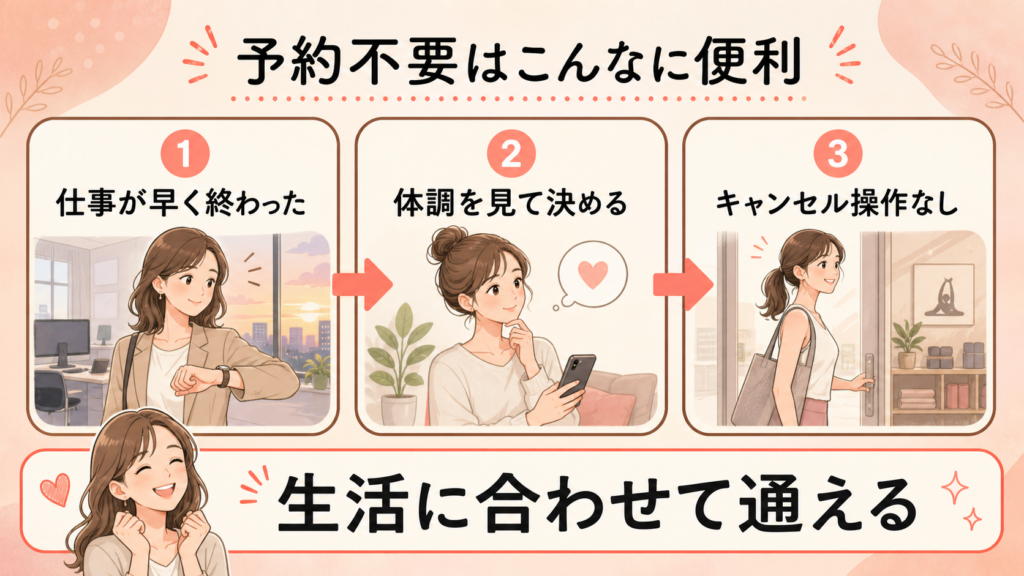 カルド蒲生四丁目店が予約不要で便利な場面